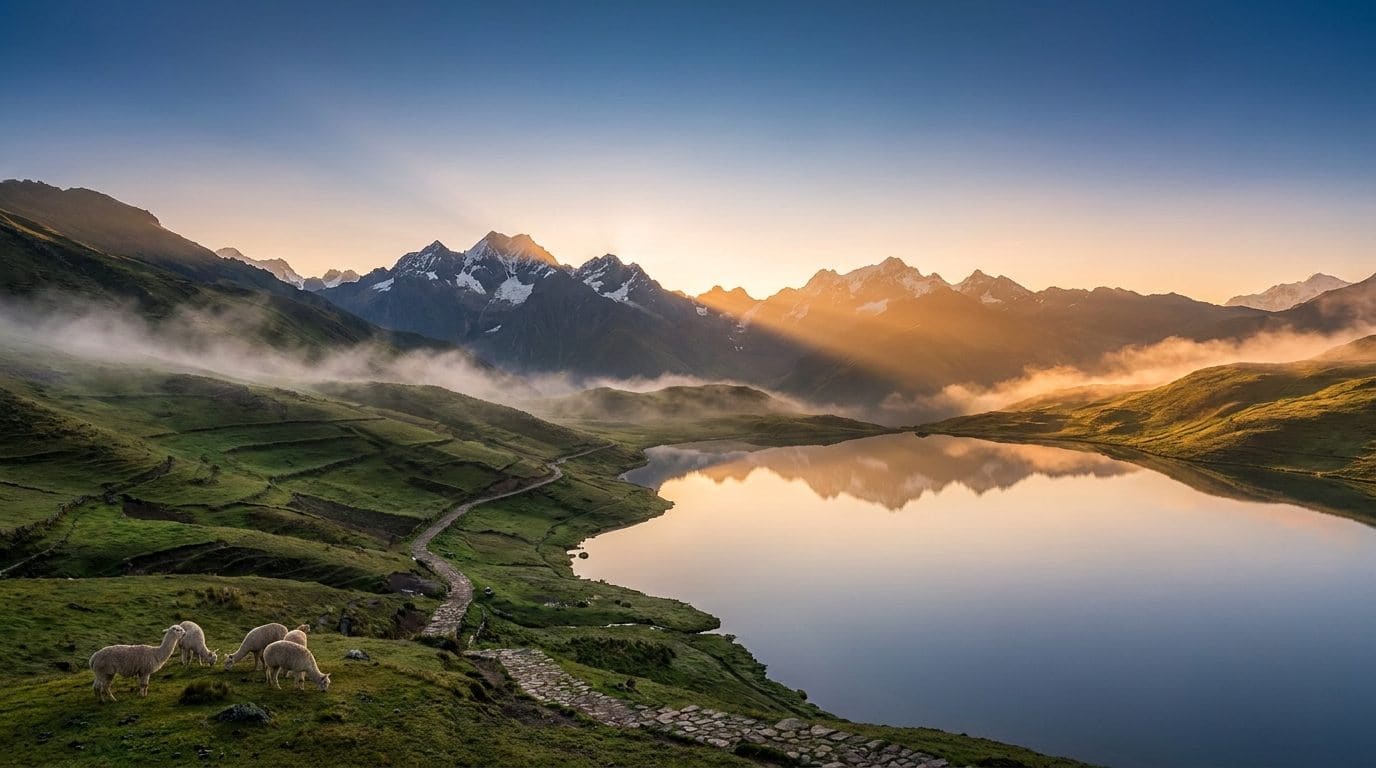 Amanecer en los Andes